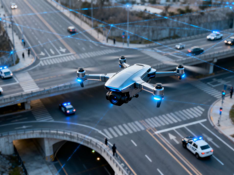 Surveillance range of drones